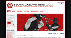 Desktop Screenshot of learn-sword-fighting.com
